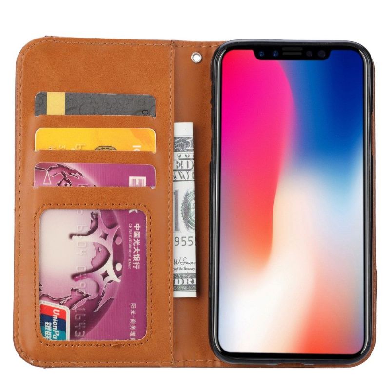 Kožené Pouzdro Folio Na Huawei Y5 2019 Kožené Pouzdro Na Stojan