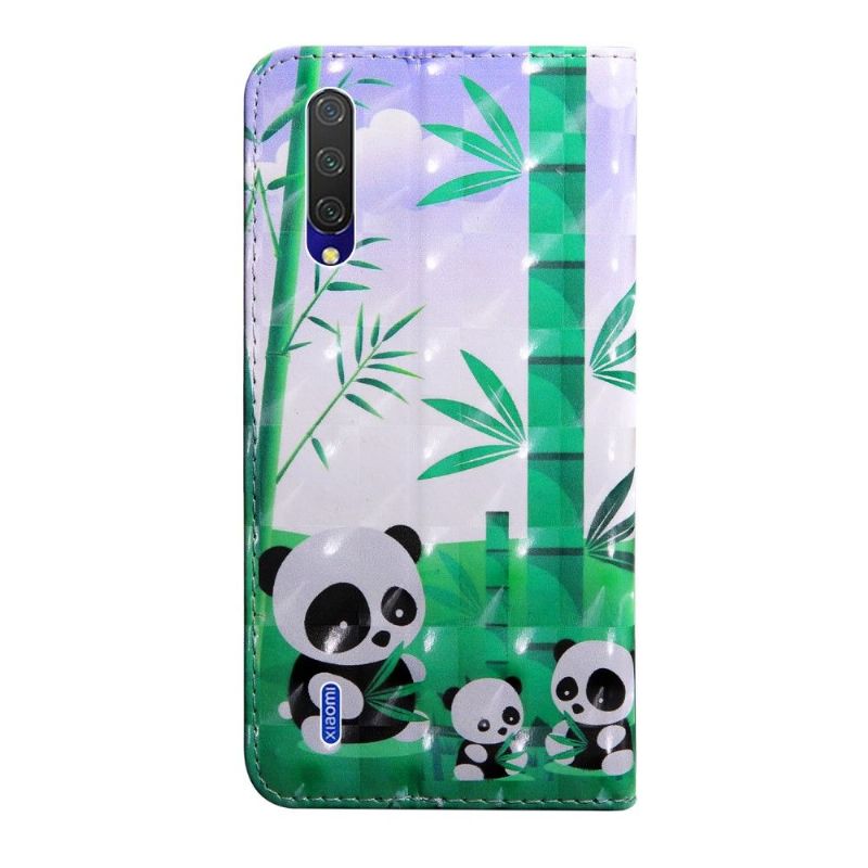 Kožené Pouzdro Na Xiaomi Mi 9 Lite Rodina Pandí