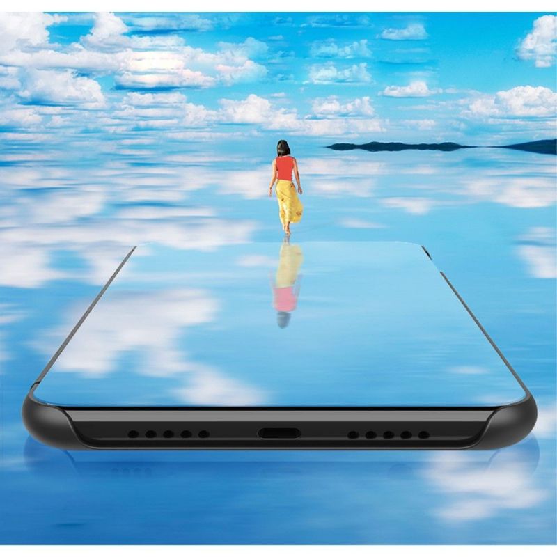 Kryt Na Xiaomi Mi 9 Lite Flipové Pouzdro Zrcadlový Efekt