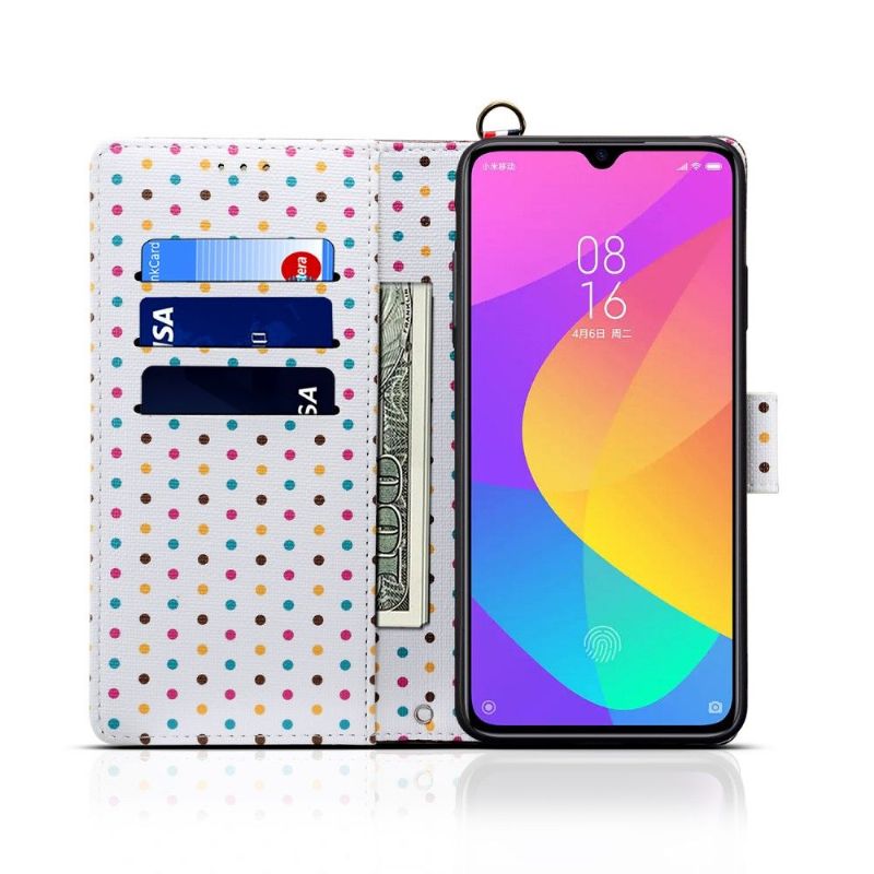 Pouzdra Na Xiaomi Mi 9 Lite Vintage Puntíky