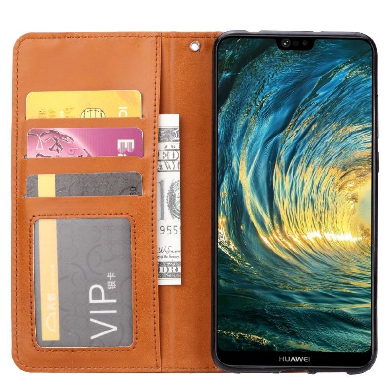Flipové Pouzdro Na Xiaomi Mi 9 Kožený Stojan Na Pouzdro Na Karty