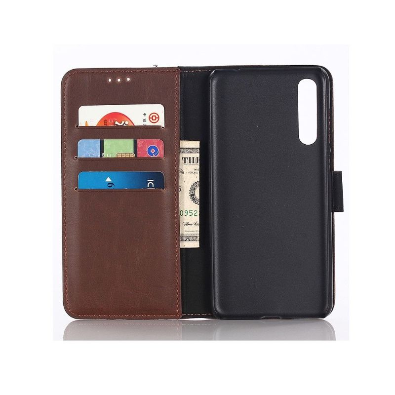 Kožené Pouzdro Folio Na Xiaomi Mi 9 Retro Elegantní Umělá Kůže