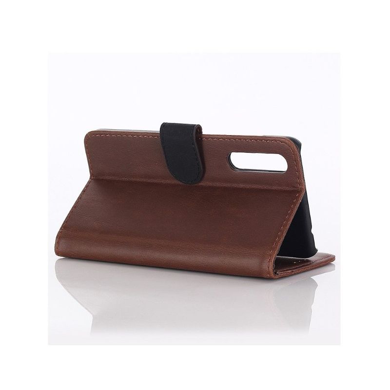 Kožené Pouzdro Folio Na Xiaomi Mi 9 Retro Elegantní Umělá Kůže