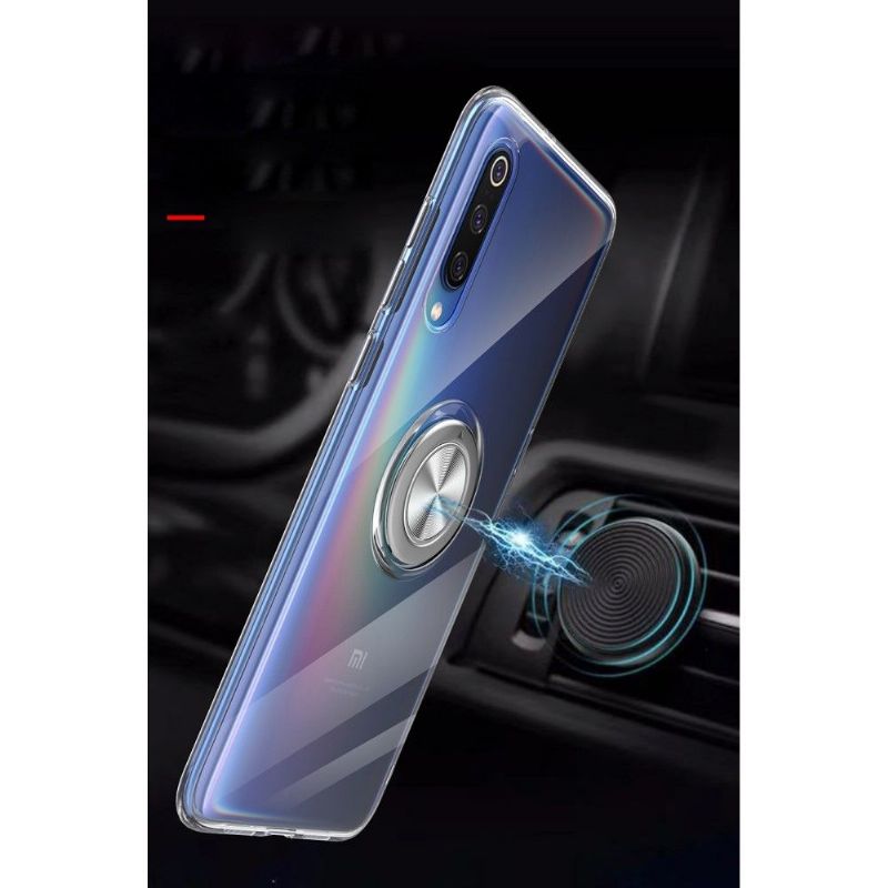Kryt Na Xiaomi Mi 9 S Magnetickým Kroužkem - Čirý