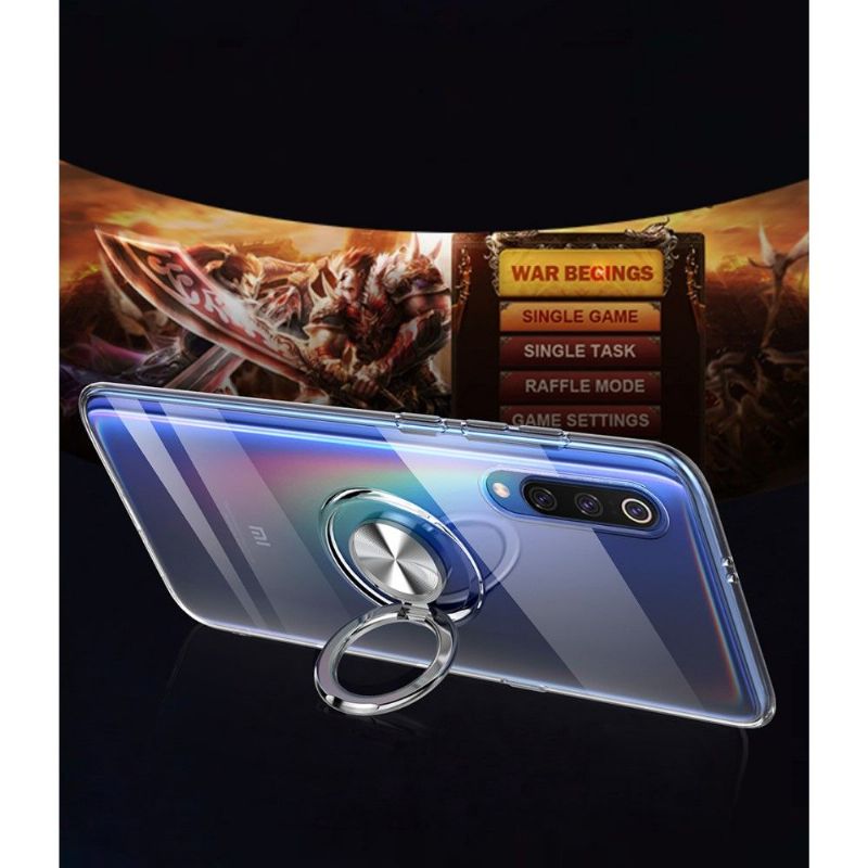 Kryt Na Xiaomi Mi 9 S Magnetickým Kroužkem - Čirý