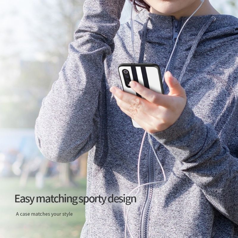 Kryt Na Xiaomi Mi 9 Černobílé Pruhované Vzory Nillkin