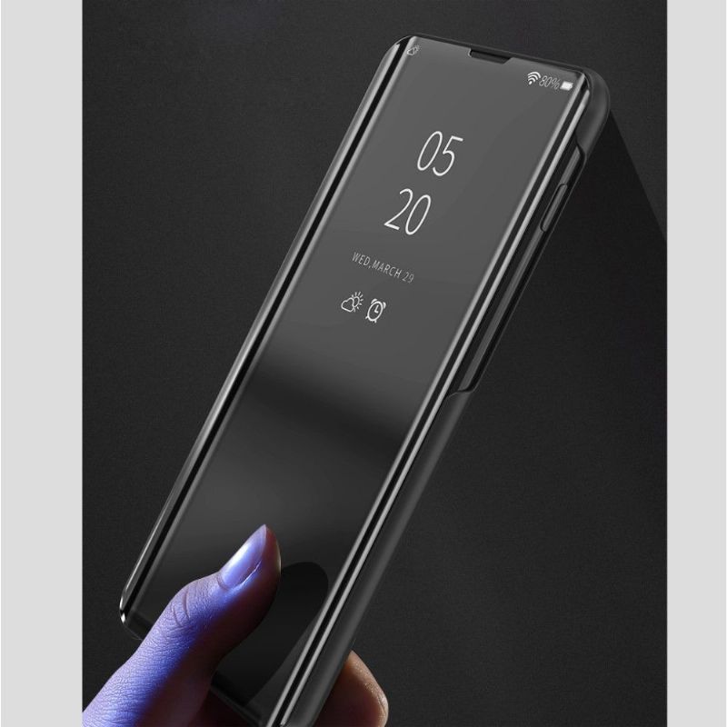 Kryty Na Mobil Na Xiaomi Mi 9 Flipové Pouzdro Zrcadlový Efekt