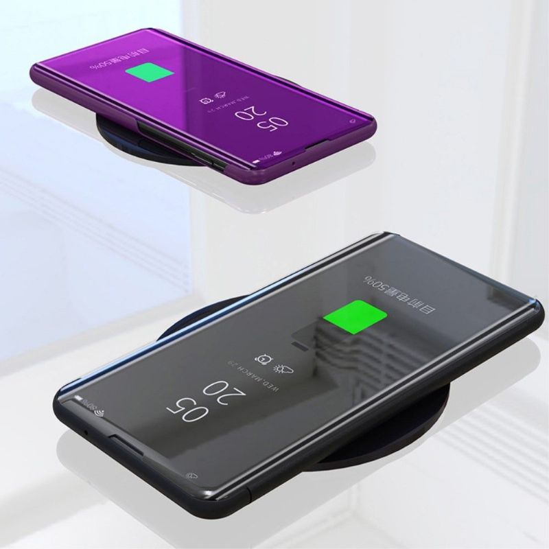 Kryty Na Mobil Na Xiaomi Mi 9 Flipové Pouzdro Zrcadlový Efekt