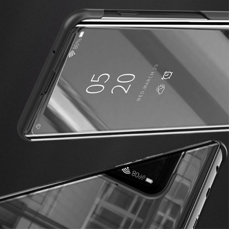 Kryty Na Mobil Na Xiaomi Mi 9 Flipové Pouzdro Zrcadlový Efekt