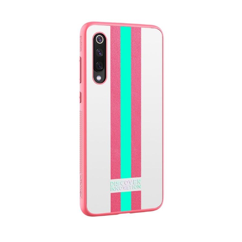 Kryty Na Mobil Na Xiaomi Mi 9 Nillkin Pruhovaný Vzor - Růžová / Zelená