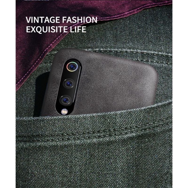 Kryty Na Mobil Na Xiaomi Mi 9 Vintage Série Kůže