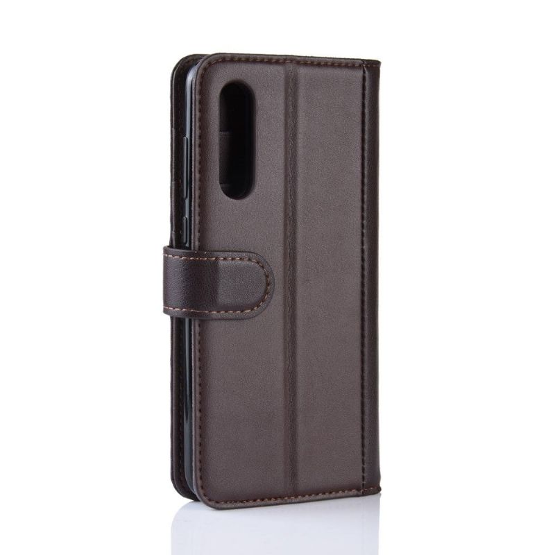 Pouzdra Na Xiaomi Mi 9 Prémiová Kůže - Hnědá