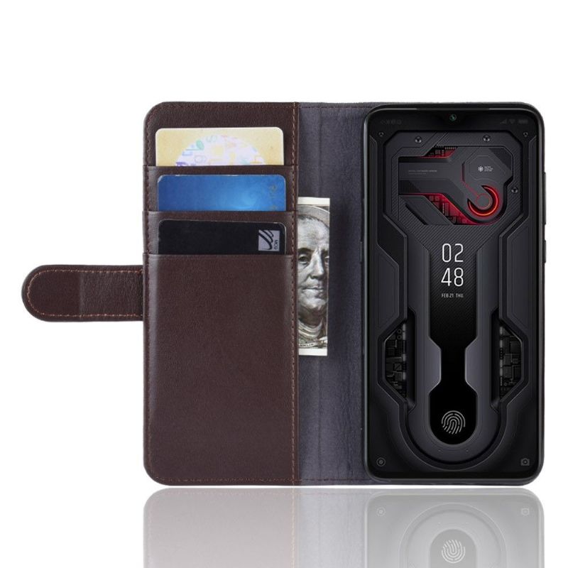 Pouzdra Na Xiaomi Mi 9 Prémiová Kůže - Hnědá