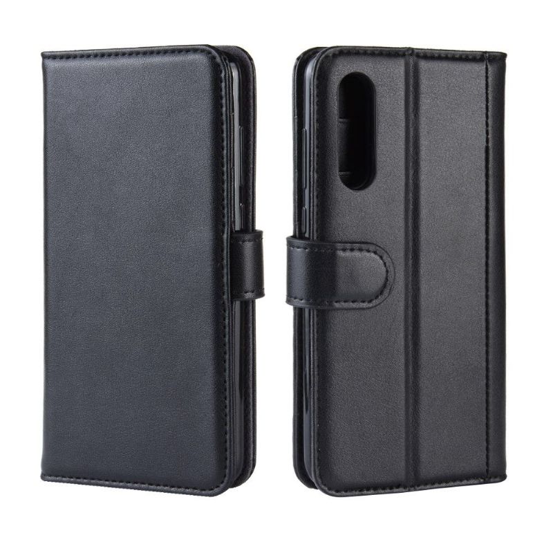 Pouzdra Na Xiaomi Mi 9 Prémiová Kůže - Černá
