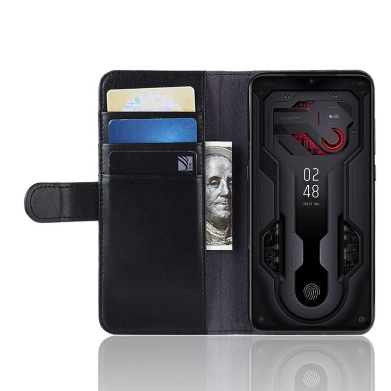 Pouzdra Na Xiaomi Mi 9 Prémiová Kůže - Černá