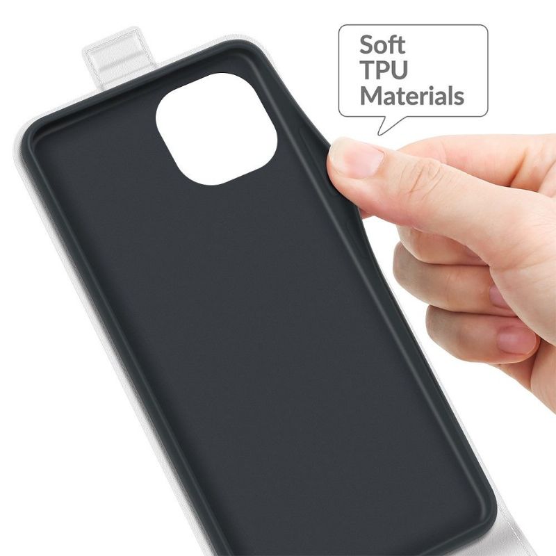 Flipové Pouzdro Na iPhone 13 Mini Kožené Pouzdro Vertikální Umělá Kůže