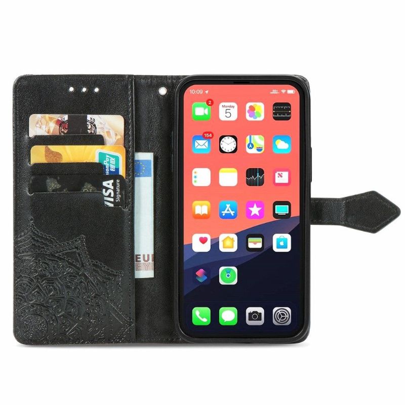 Flipové Pouzdro Na iPhone 13 Mini Mandala Z Umělé Kůže