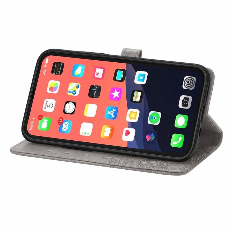 Flipové Pouzdro Na iPhone 13 Mini Mandala Z Umělé Kůže