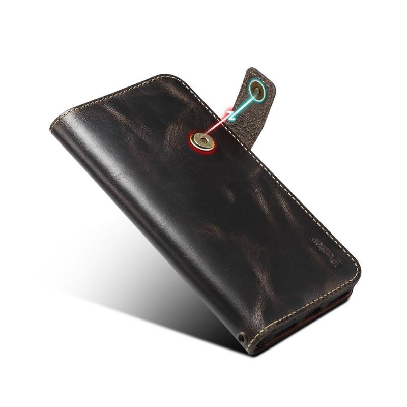 Flipové Pouzdro Na iPhone 13 Mini Vintage Kožené Prošívání
