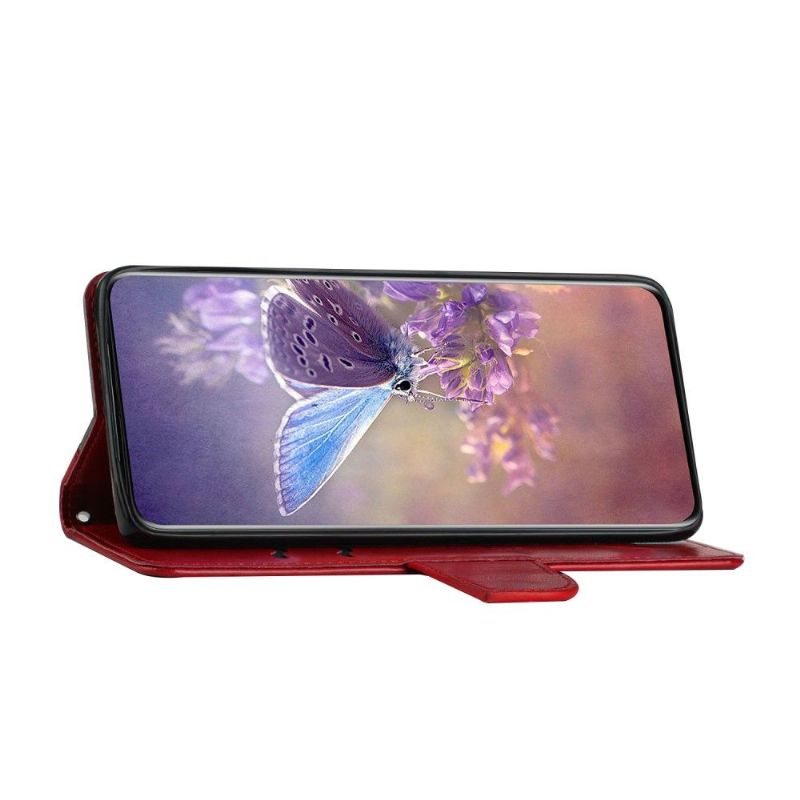 Kožené Pouzdro Folio Na iPhone 13 Mini Flipové Pouzdro Motýl