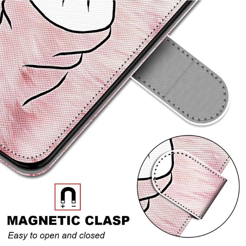 Kožené Pouzdro Na iPhone 13 Mini Korejské Srdce