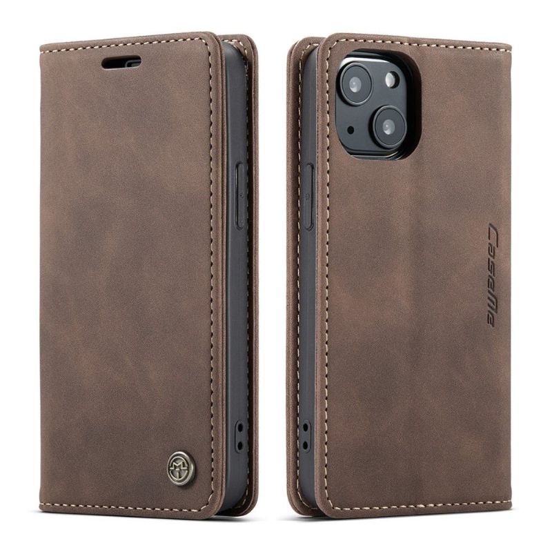 Kožené Pouzdro Na iPhone 13 Mini Retro Golias Z Imitace Kůže