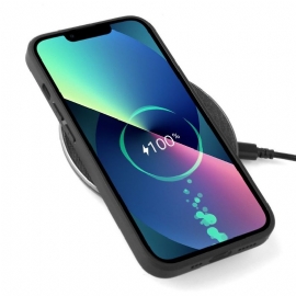 Kryt Na iPhone 13 Mini Efekt Černého Krokodýla