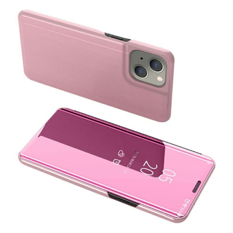 Kryt Na iPhone 13 Mini Flipové Pouzdro Zrcadlový Efekt