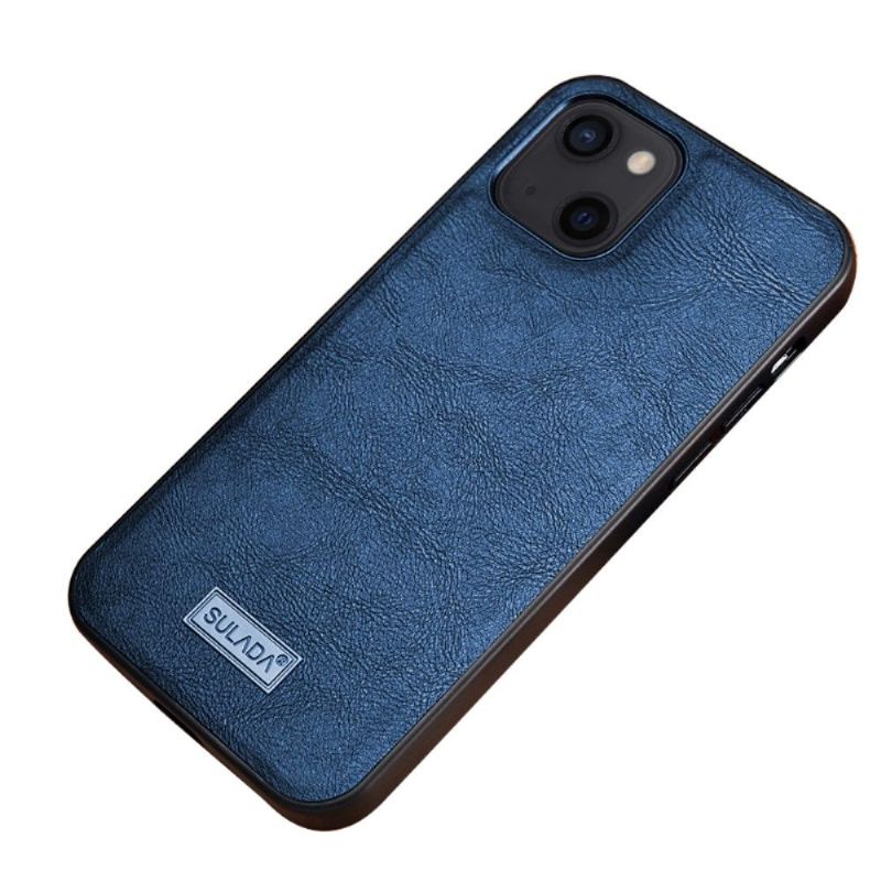 Kryt Na iPhone 13 Mini Kožený Efekt Sulada