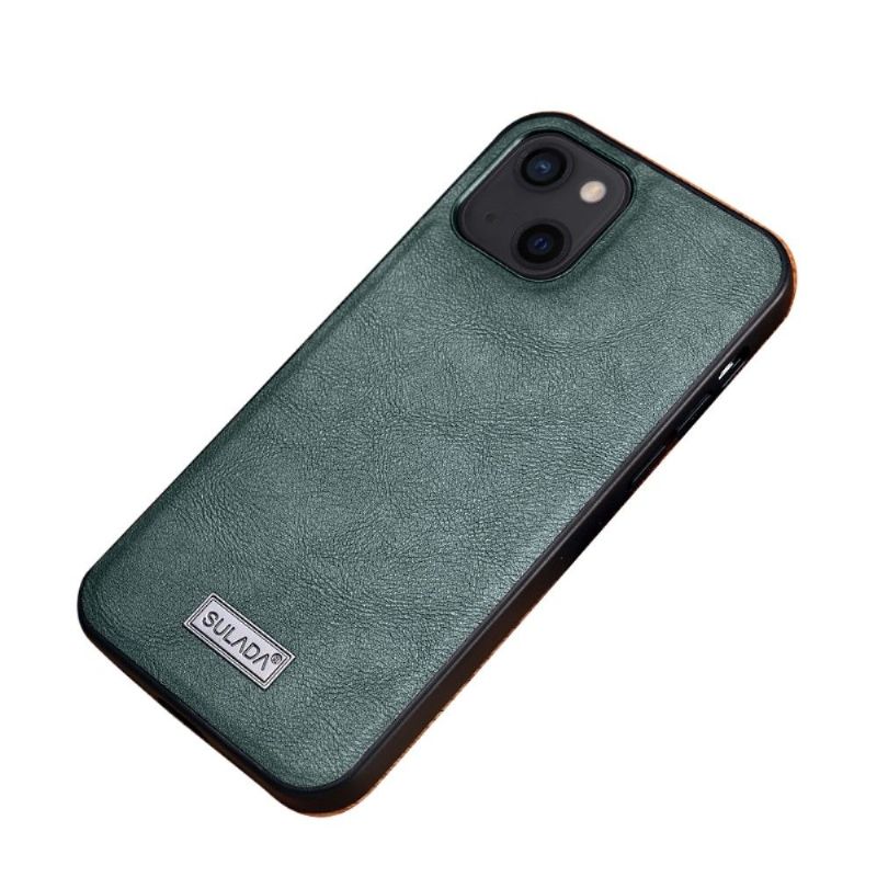 Kryt Na iPhone 13 Mini Kožený Efekt Sulada