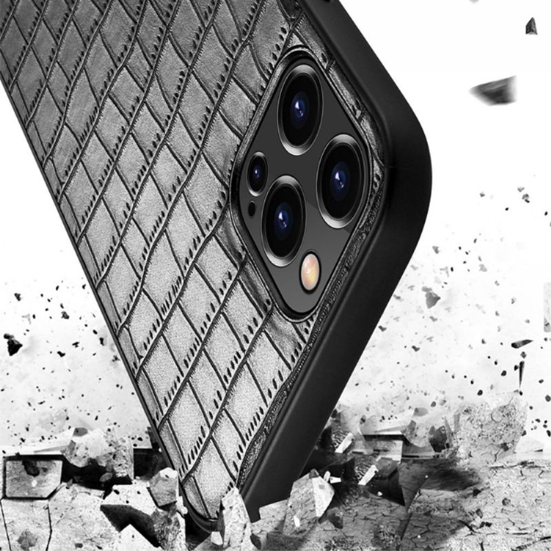 Kryty Na Mobil Na iPhone 13 Mini Kožený Efekt Sulada Croc