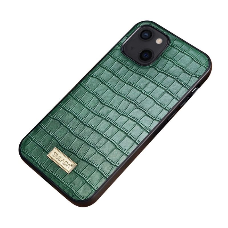 Kryty Na Mobil Na iPhone 13 Mini Kožený Efekt Sulada Croc
