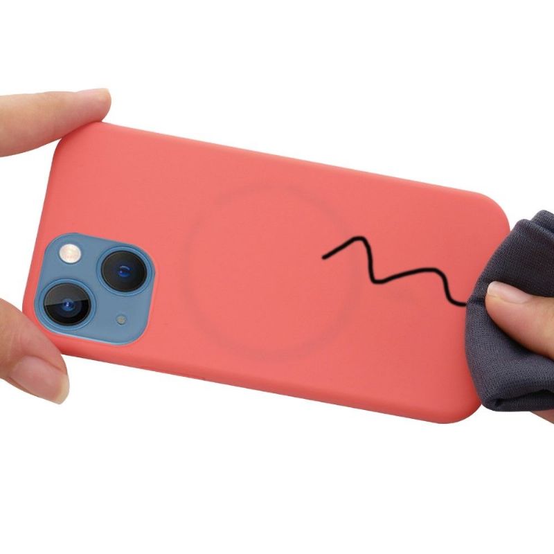 Kryty Na Mobil Na iPhone 13 Mini Tekutý Silikon S Magsafe