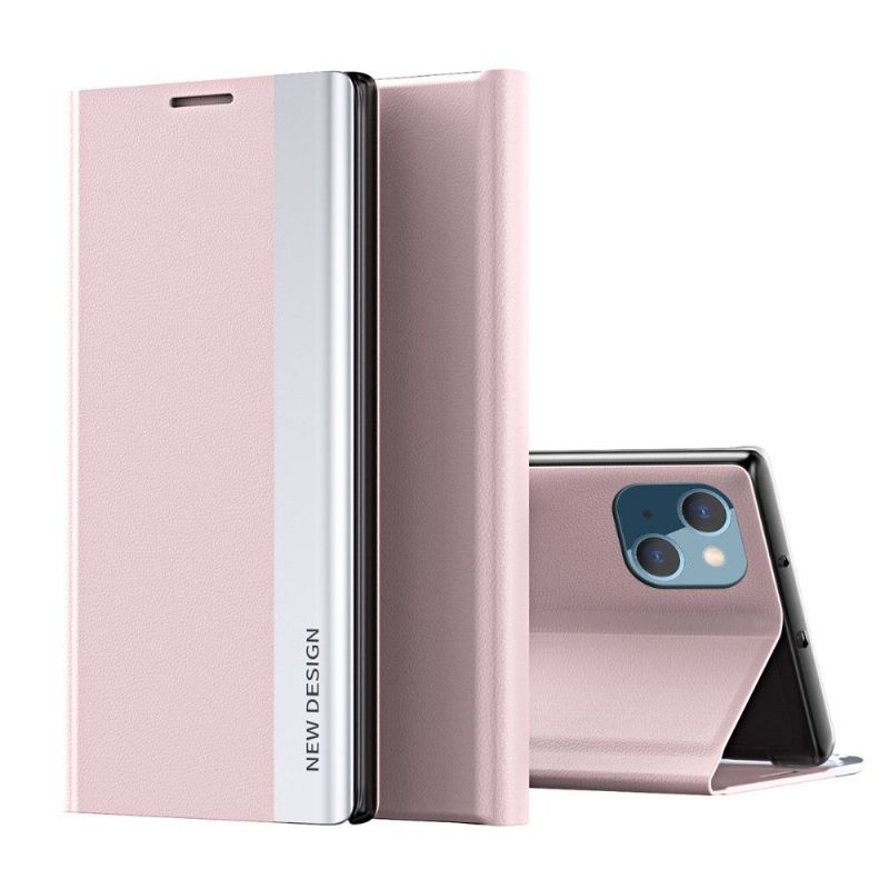 Pouzdra Na iPhone 13 Mini Obchodní Magnet S Koženým Efektem