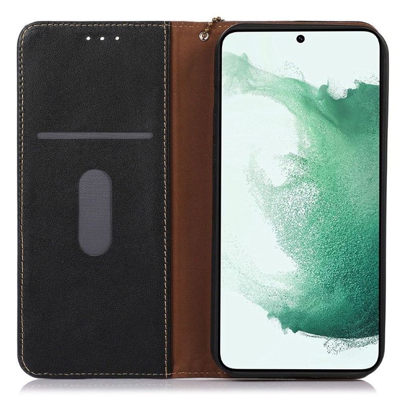 Flipové Pouzdro Na Samsung Galaxy A33 5G Kožené Pouzdro Khazneh Flip Pravá Kůže