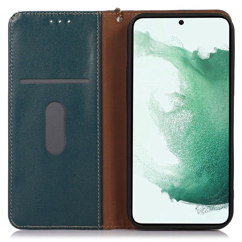 Flipové Pouzdro Na Samsung Galaxy A33 5G Kožené Pouzdro Khazneh Flip Pravá Kůže