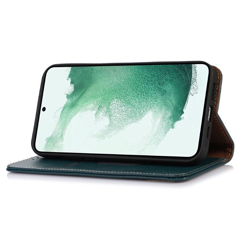 Flipové Pouzdro Na Samsung Galaxy A33 5G Kožené Pouzdro Khazneh Flip Pravá Kůže