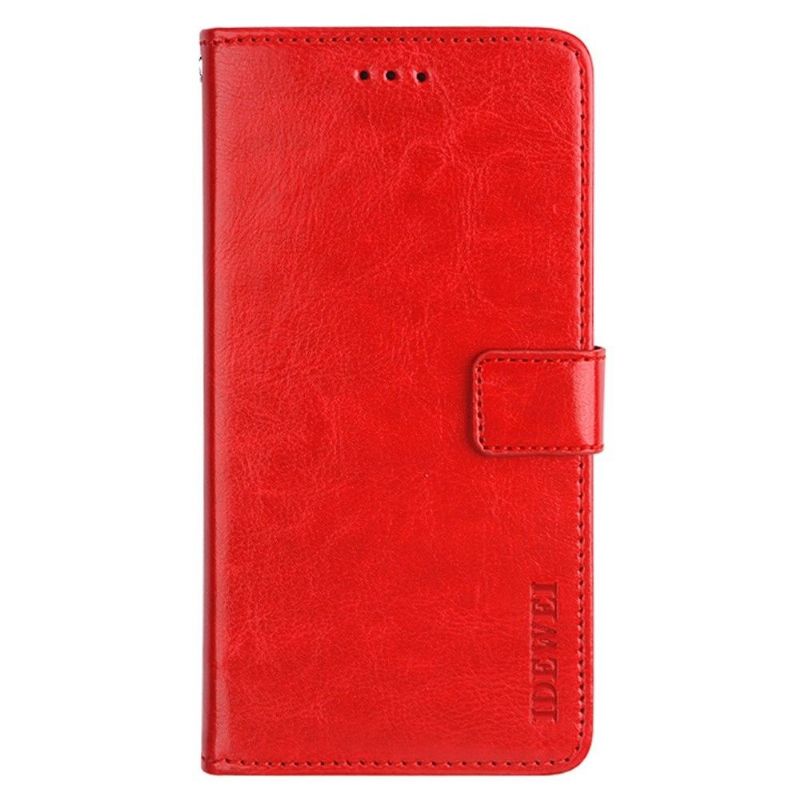 Flipové Pouzdro Na Samsung Galaxy A33 5G Kožené Pouzdro Kožený Efekt Idewei Folio