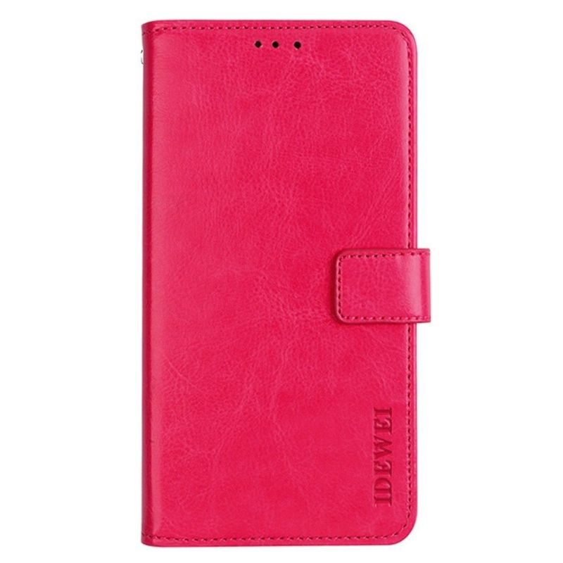 Flipové Pouzdro Na Samsung Galaxy A33 5G Kožené Pouzdro Kožený Efekt Idewei Folio