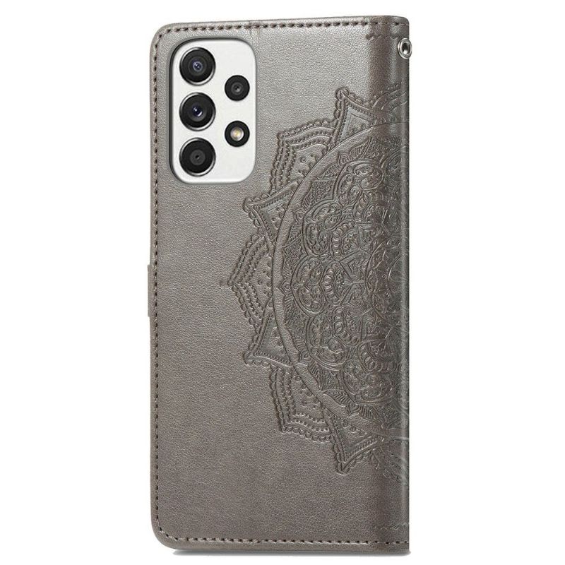 Flipové Pouzdro Na Samsung Galaxy A33 5G Mandala Reliéf Z Umělé Kůže