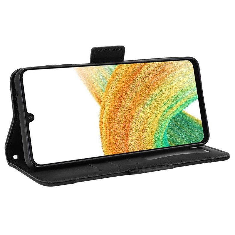 Flipové Pouzdro Na Samsung Galaxy A33 5G Premium S Držitelem Karty