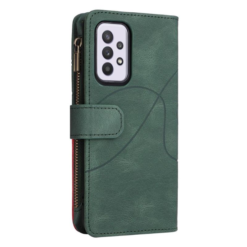 Kožené Pouzdro Na Samsung Galaxy A33 5G Bicolor Artistic 002 Series