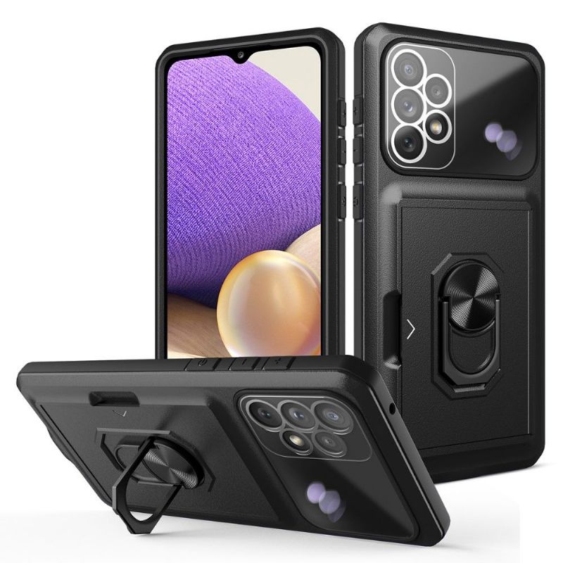 Kryt Na Samsung Galaxy A33 5G S Kroužkem A Držákem Karty