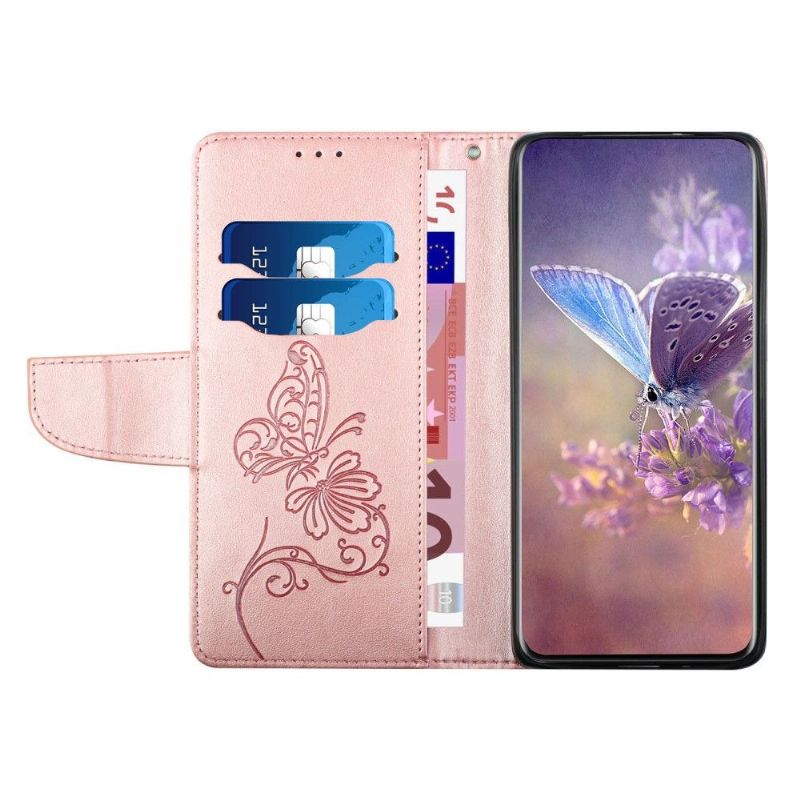 Pouzdra Na Samsung Galaxy A33 5G Flipové Pouzdro Motýl