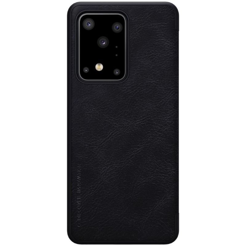 Flipové Pouzdro Na Samsung Galaxy S20 Ultra Potah Z Umělé Kůže Řady Qin