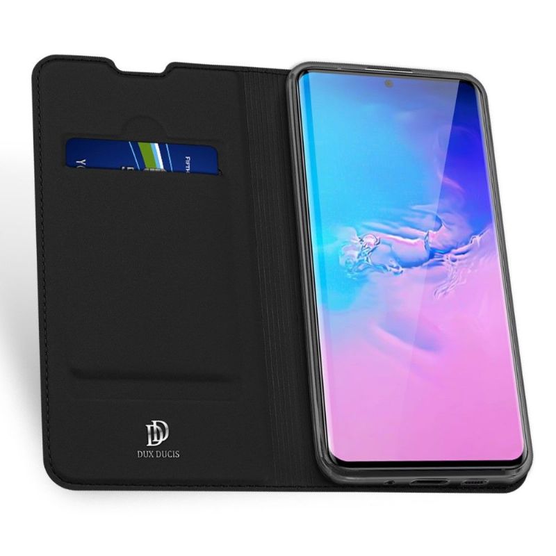 Flipové Pouzdro Na Samsung Galaxy S20 Ultra Saténový Efekt
