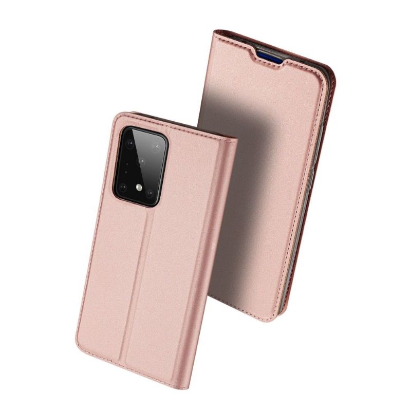 Flipové Pouzdro Na Samsung Galaxy S20 Ultra Saténový Efekt