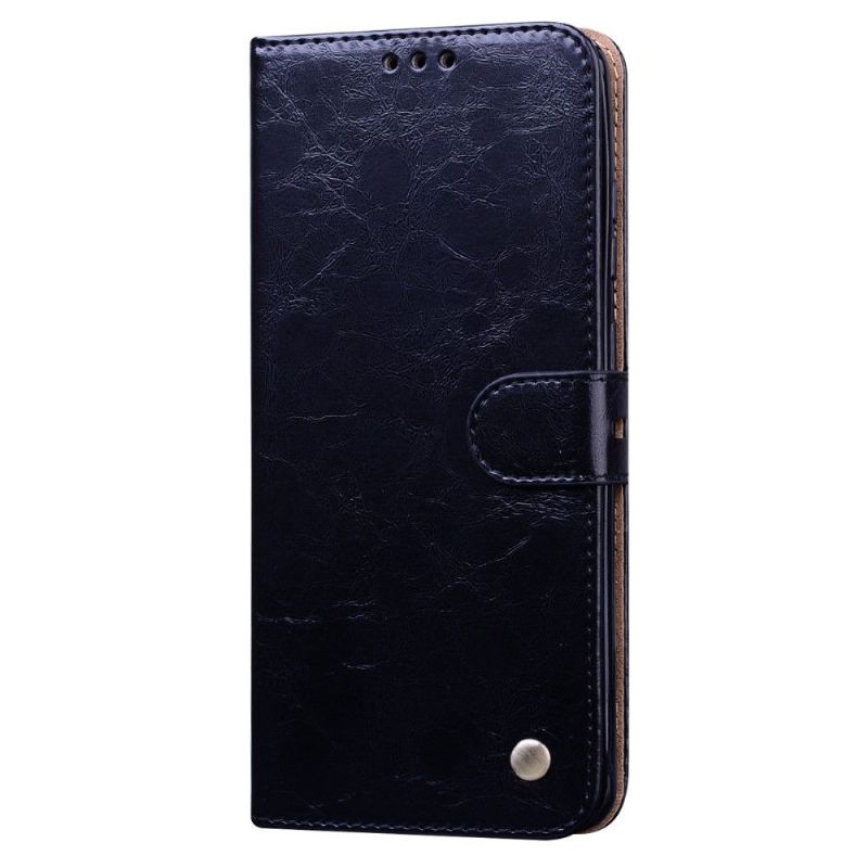 Kožené Pouzdro Folio Na Samsung Galaxy S20 Ultra Luxusní Vintage Kožený Efekt