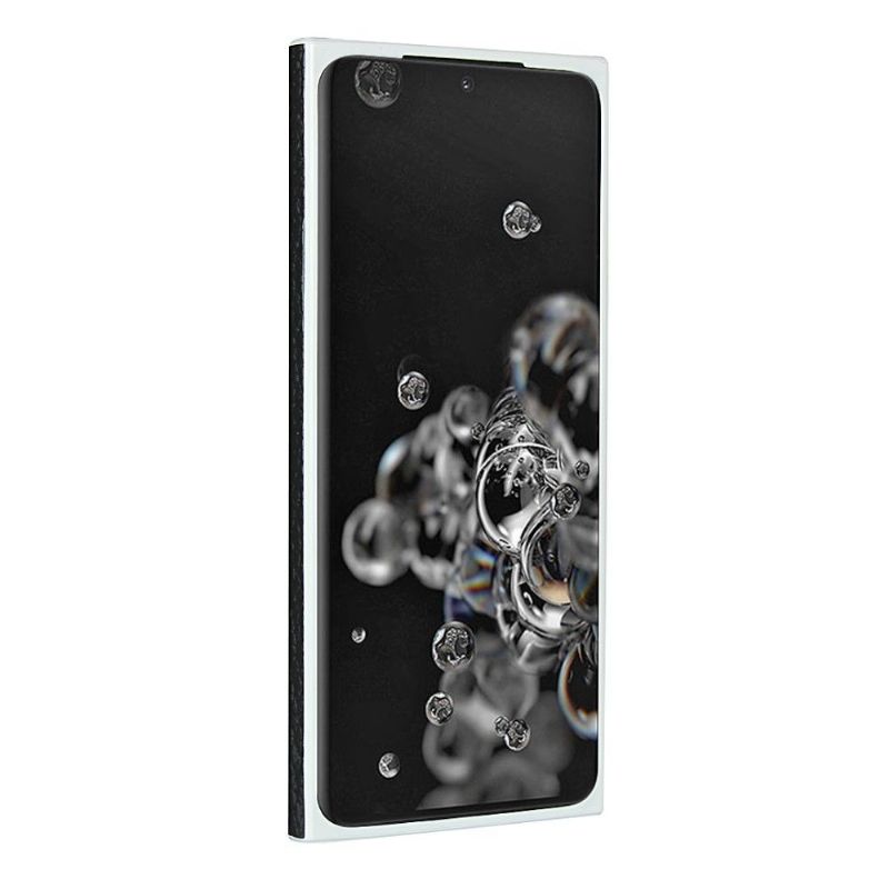 Kryt Na Samsung Galaxy S20 Ultra Kožený Efekt S Páskem