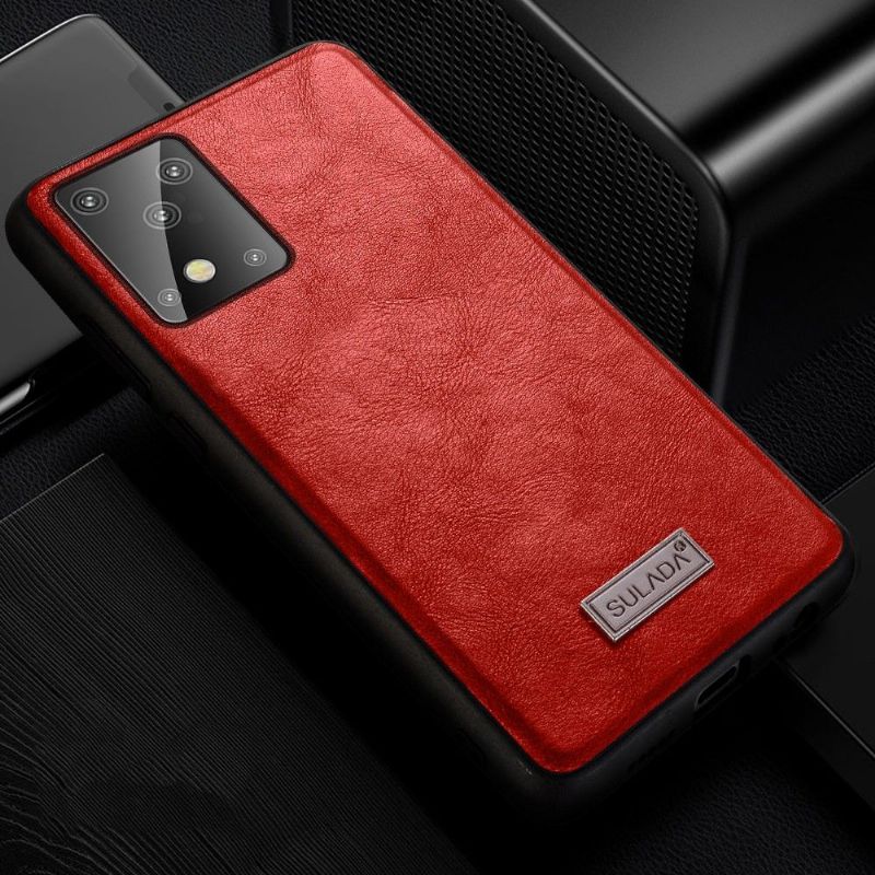 Kryt Na Samsung Galaxy S20 Ultra Kožený Efekt Sulada